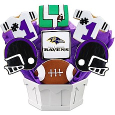 NFL1-BAL - Football Bouquet - Baltimore